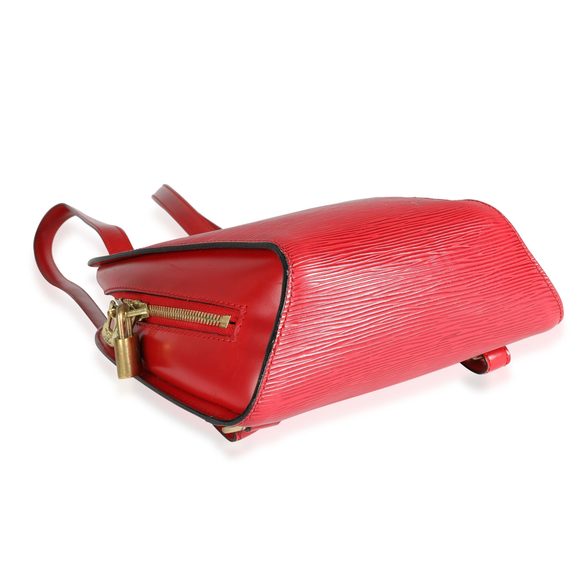 Louis Vuitton Red Epi Leather Mabillon Backpack - Picture 5 of 7